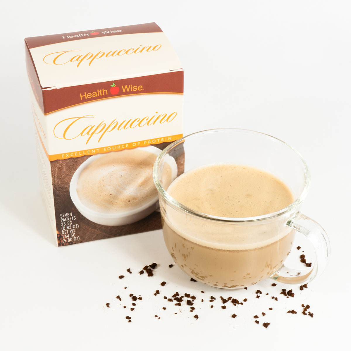 Fit Wise Cappuccino Instant Cappuccino Mix Diet Protein Coffee
