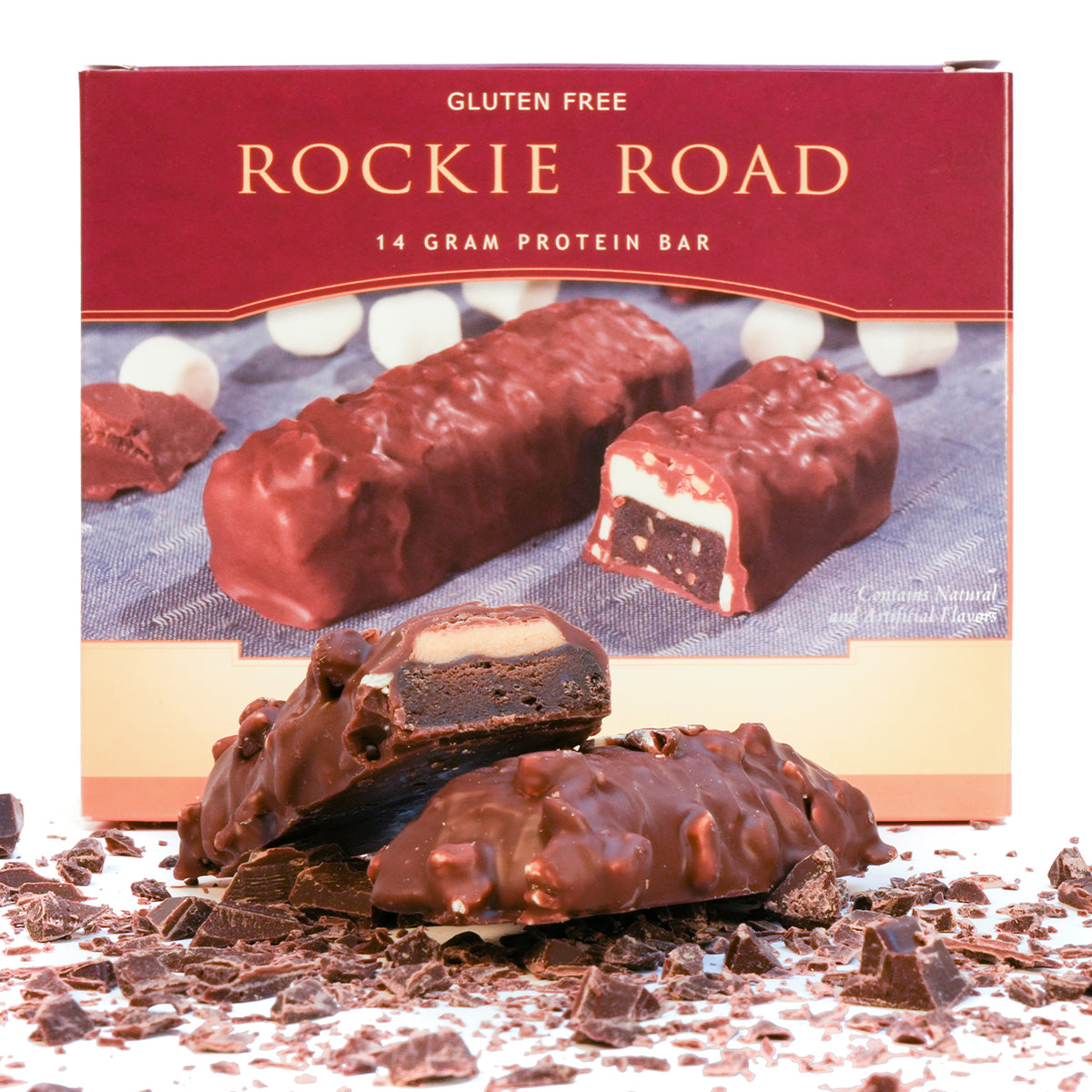 Fit Wise Rockie Road Bar | Rockie Road Protein Bar | Gluten Free Bar