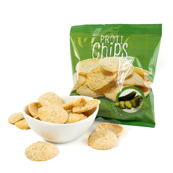 Proti Fit Dill Pickle Chips Single Bag