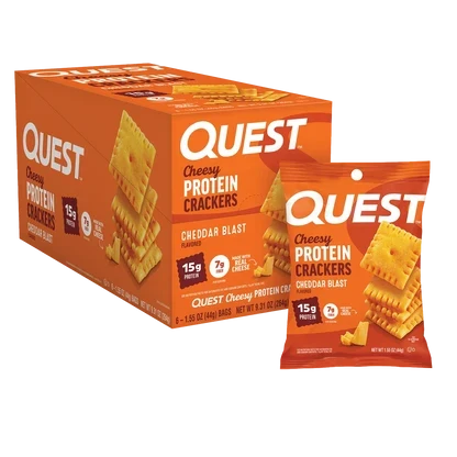 Quest Cheese Crackers - 1 Box