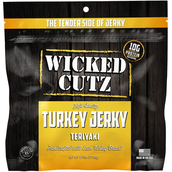 Wicked Cutz Teriyaki Turkey Jerky