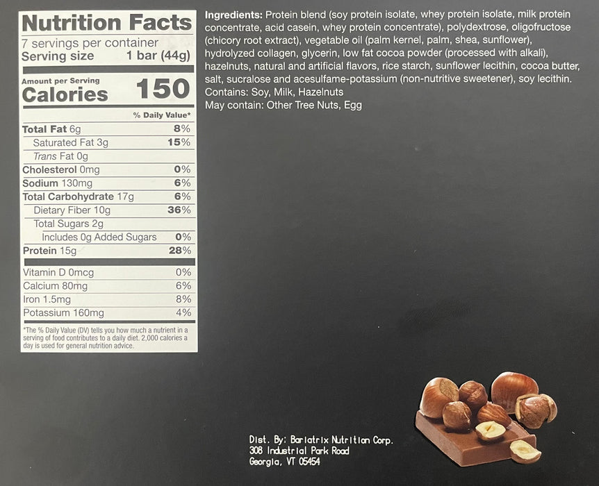 Proti Fit Chocolate Hazelnut Protein Bars