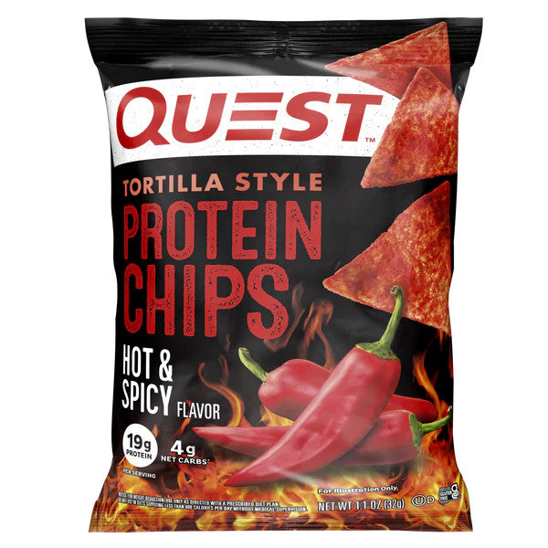 Quest Hot and Spicy Chips 12 Pack