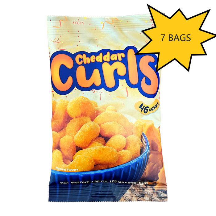 Fit Wise Cheddar Curls 7 Bag Pack