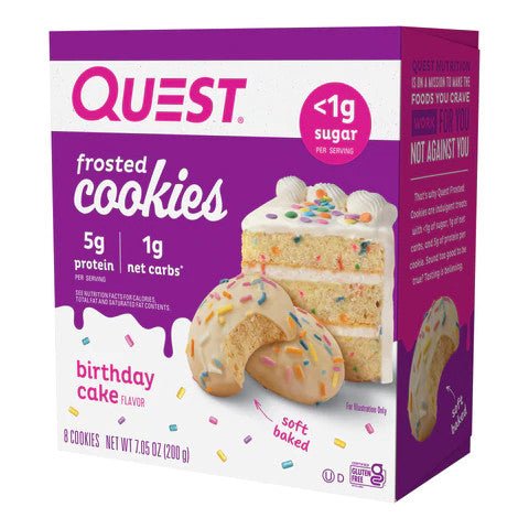 Quest Frosted Birthday Cake