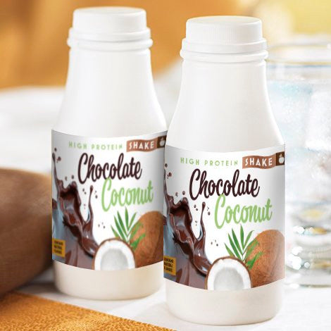 6 Pack Fit Wise Chocolate Coconut Shake Bottle