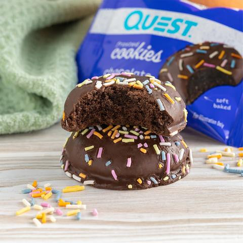 Quest Birthday Cake Frosted Cookie