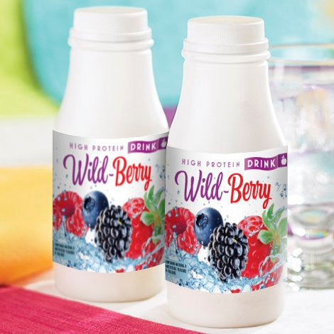 Case of 96 Fit Wise Wild Berry Splash Drink Bottles